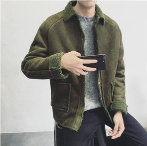 XingDeng 80s Warm Thick Jacket Men Coat Cotton-Padded Outwear Mens Coats Winter fashion Jackets Clothes plus size 3Xl