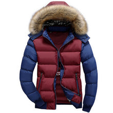 Load image into Gallery viewer, Hot Sell Winter Men&#39;s Coats Male Parkas Thick Hooded Fur Collar Parka Men Fleece Jackets Warm Outwear Male Overcoats 5XL 6XL 7XL