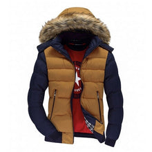 Load image into Gallery viewer, Hot Sell Winter Men&#39;s Coats Male Parkas Thick Hooded Fur Collar Parka Men Fleece Jackets Warm Outwear Male Overcoats 5XL 6XL 7XL