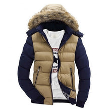 Load image into Gallery viewer, Hot Sell Winter Men&#39;s Coats Male Parkas Thick Hooded Fur Collar Parka Men Fleece Jackets Warm Outwear Male Overcoats 5XL 6XL 7XL