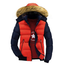 Load image into Gallery viewer, Hot Sell Winter Men&#39;s Coats Male Parkas Thick Hooded Fur Collar Parka Men Fleece Jackets Warm Outwear Male Overcoats 5XL 6XL 7XL