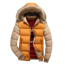Load image into Gallery viewer, Hot Sell Winter Men&#39;s Coats Male Parkas Thick Hooded Fur Collar Parka Men Fleece Jackets Warm Outwear Male Overcoats 5XL 6XL 7XL