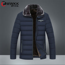 Load image into Gallery viewer, Men&#39;s Plus Velvet Heating Cotton Jacket Keep Warm Jackets Thicken Hooded New Travel Waterproof Casual Breathable Cold Protection