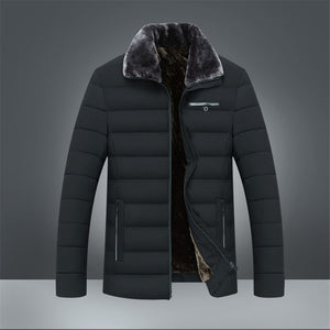 Men's Plus Velvet Heating Cotton Jacket Keep Warm Jackets Thicken Hooded New Travel Waterproof Casual Breathable Cold Protection