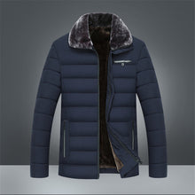 Load image into Gallery viewer, Men&#39;s Plus Velvet Heating Cotton Jacket Keep Warm Jackets Thicken Hooded New Travel Waterproof Casual Breathable Cold Protection