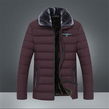 Load image into Gallery viewer, Men&#39;s Plus Velvet Heating Cotton Jacket Keep Warm Jackets Thicken Hooded New Travel Waterproof Casual Breathable Cold Protection