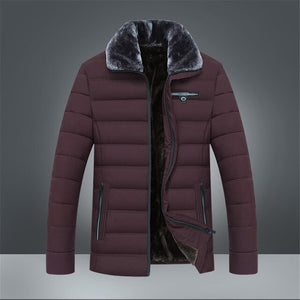 Men's Plus Velvet Heating Cotton Jacket Keep Warm Jackets Thicken Hooded New Travel Waterproof Casual Breathable Cold Protection