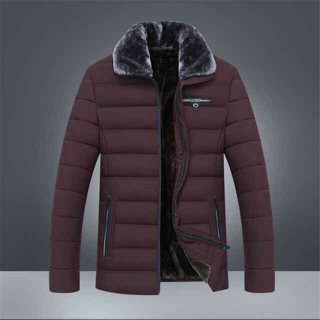 Men's Plus Velvet Heating Cotton Jacket Keep Warm Jackets Thicken Hooded New Travel Waterproof Casual Breathable Cold Protection