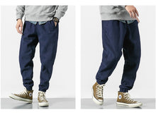 Load image into Gallery viewer, 2019 Winter Bib Overall Men Jogger Pants Warm High Street Casual Pants Cargo Hip Hop Trousers Teenage Wool Sweatpants Brushed