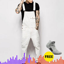 Load image into Gallery viewer, Adisputent Men Casual Loose Fit Pants Cargo Bib Overalls Multi Pocket Trousers Jumpsuits Male Spring Autumn Solid Slim Fit