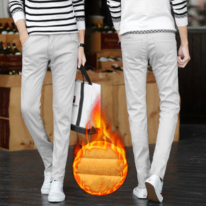 New Design Casual Men Pants Cotton Slim Pant Straight Trousers Fashion Business Solid Pants Men Pantalon Pantalones Hombre Homme