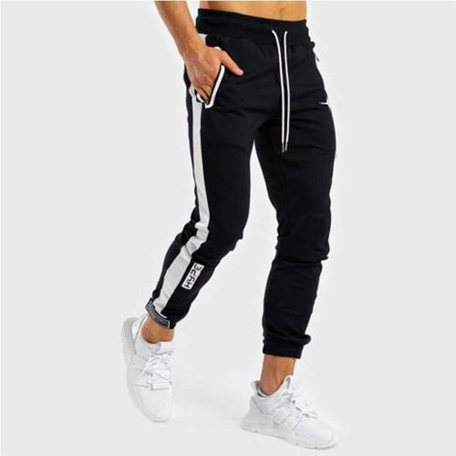 2019 Autumn Mens Joggers Casual Pants Fitness Men Sportswear trousers Bottoms Skinny Sweatpants Trousers Gyms Jogger Track Pants