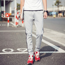Load image into Gallery viewer, Men Pants Casual Striped Pants Male Plus Size Autumn Winter Straight Man Trousers Fashion Breathable Fitness Clothing Sweatpants