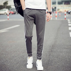 Men Pants Casual Striped Pants Male Plus Size Autumn Winter Straight Man Trousers Fashion Breathable Fitness Clothing Sweatpants