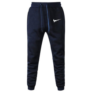 2019 Fall Men's Black doodle Print Trousers Jogger Men's Pants Casual Slim Fit Men's Fitness Sweatpants Big Size wholesale