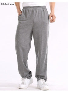 men simple cheap sports pants big size 7XL 8XL man summer black elasticity pants casual mens home pants Straight Trousers cotton