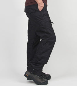 Winter Warm Tactical Thick Fleece Pants Army Male Plus Size Cotton Trousers Military Camouflage Black Men's Cargo Pants
