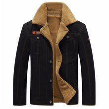 Load image into Gallery viewer, Winter Jacket Men Military Outerwear Tactical Air Force Pilot Bomber Jackets Mens Fur Collar jeans Coats 5XL jaqueta masculino