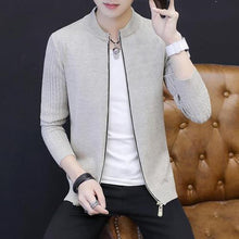 Load image into Gallery viewer, Fashion men Bomber jacket Spring autumn thin Casual jacket and coat mens Solid color Windbreaker New Male zip outerwear clothing