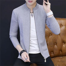 Load image into Gallery viewer, Fashion men Bomber jacket Spring autumn thin Casual jacket and coat mens Solid color Windbreaker New Male zip outerwear clothing