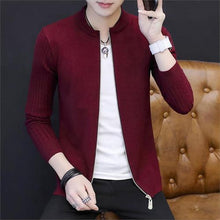 Load image into Gallery viewer, Fashion men Bomber jacket Spring autumn thin Casual jacket and coat mens Solid color Windbreaker New Male zip outerwear clothing