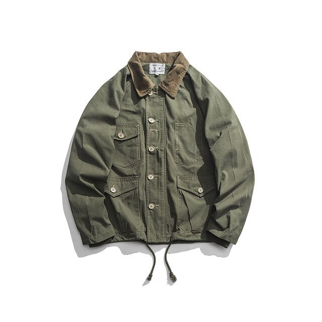 LAPPSTER Men Harajuku Vintage Bomber Jacket 2019 Mens Green Cargo Jacket Windbreaker Pockets Hip Hop Streetwear Fashions Coats