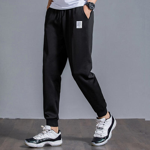 Autumn Casual Pants Men's Skinny Pants Youth Loose-Fit Men's Athletic Pants Plus-sized Harem Pants Sub-Stylish Ankle-length Pant