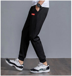 Autumn Casual Pants Men's Skinny Pants Youth Loose-Fit Men's Athletic Pants Plus-sized Harem Pants Sub-Stylish Ankle-length Pant