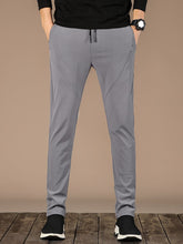 Load image into Gallery viewer, Summer Thin Men&#39;s Casual Pants Korean-style Slim Fit Straight-Cut Pants Viscose Fibre Quick-Dry Athletic Pants Stylish Versatile