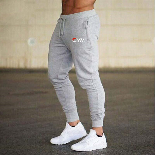 Mens Joggers Casual Pants Fitness Male Sportswear Tracksuit Bottoms Skinny Sweatpants Trousers Black Gyms Joggers Track Pants