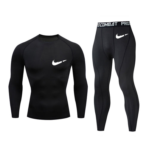 bottoms mma rashguard men compression pants Fitness men leggings  thermal underwear bottom base layer Men's tracksuit Clothing