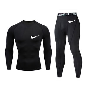 bottoms mma rashguard men compression pants Fitness men leggings  thermal underwear bottom base layer Men's tracksuit Clothing