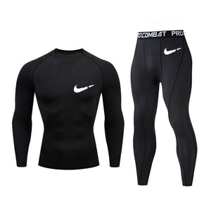 bottoms mma rashguard men compression pants Fitness men leggings  thermal underwear bottom base layer Men's tracksuit Clothing