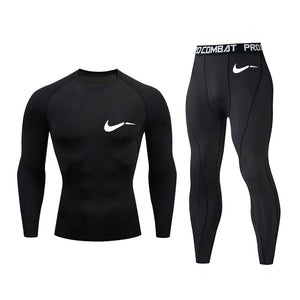 bottoms mma rashguard men compression pants Fitness men leggings  thermal underwear bottom base layer Men's tracksuit Clothing