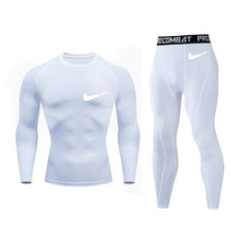 Load image into Gallery viewer, bottoms mma rashguard men compression pants Fitness men leggings  thermal underwear bottom base layer Men&#39;s tracksuit Clothing