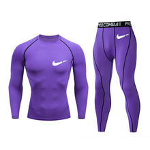 Load image into Gallery viewer, bottoms mma rashguard men compression pants Fitness men leggings  thermal underwear bottom base layer Men&#39;s tracksuit Clothing