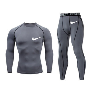 bottoms mma rashguard men compression pants Fitness men leggings  thermal underwear bottom base layer Men's tracksuit Clothing