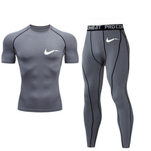 Load image into Gallery viewer, bottoms mma rashguard men compression pants Fitness men leggings  thermal underwear bottom base layer Men&#39;s tracksuit Clothing