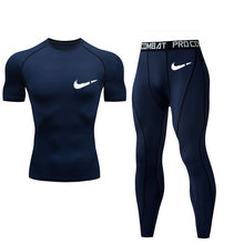 Load image into Gallery viewer, bottoms mma rashguard men compression pants Fitness men leggings  thermal underwear bottom base layer Men&#39;s tracksuit Clothing