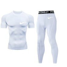 Load image into Gallery viewer, bottoms mma rashguard men compression pants Fitness men leggings  thermal underwear bottom base layer Men&#39;s tracksuit Clothing