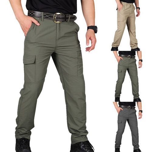 2019 Men Cargo Pant Men Multi-Pocket Overall Male Combat Trousers Casual Tooling Pants Army Green Cargo Pants Men Size S-4XL