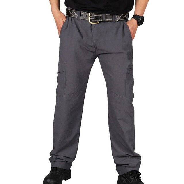 2019 Men Cargo Pant Men Multi-Pocket Overall Male Combat Trousers Casual Tooling Pants Army Green Cargo Pants Men Size S-4XL