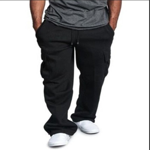 Gym Men 2019 NEW Fashion Long Loose Pants Casual Trousers Hip Hop Jogging Joggers Sweatpants Jogger Pants