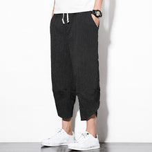Load image into Gallery viewer, Plus Size Cotton Linen Harem Pants Men Jogger Pants 2019 Male Casual Summer Track Pants Trousers