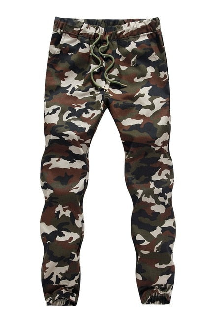2019 Fashion Mens Jogger Cotton Pencil Harem Pants Camouflage Military Pants Loose Comfortable Cargo Trousers Camo Jogger