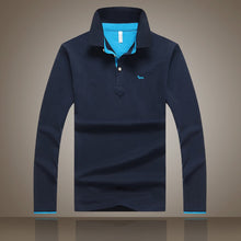 Load image into Gallery viewer, 2019 New men embroidery harmont Long-sleeve Polo Shirt Plus 6 Colors Casual Turn-down Collar Polo Good Quality Polo Shirt blaine