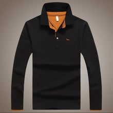 Load image into Gallery viewer, 2019 New men embroidery harmont Long-sleeve Polo Shirt Plus 6 Colors Casual Turn-down Collar Polo Good Quality Polo Shirt blaine