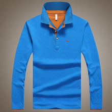 Load image into Gallery viewer, 2019 New men embroidery harmont Long-sleeve Polo Shirt Plus 6 Colors Casual Turn-down Collar Polo Good Quality Polo Shirt blaine
