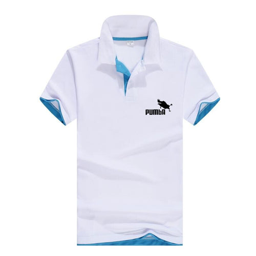 2019 brand new fashion men's printing Polo shirt lapel short sleeve fitness men's polo shirt custom white black gray navy