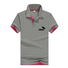 Load image into Gallery viewer, 2019 brand new fashion men&#39;s printing Polo shirt lapel short sleeve fitness men&#39;s polo shirt custom white black gray navy